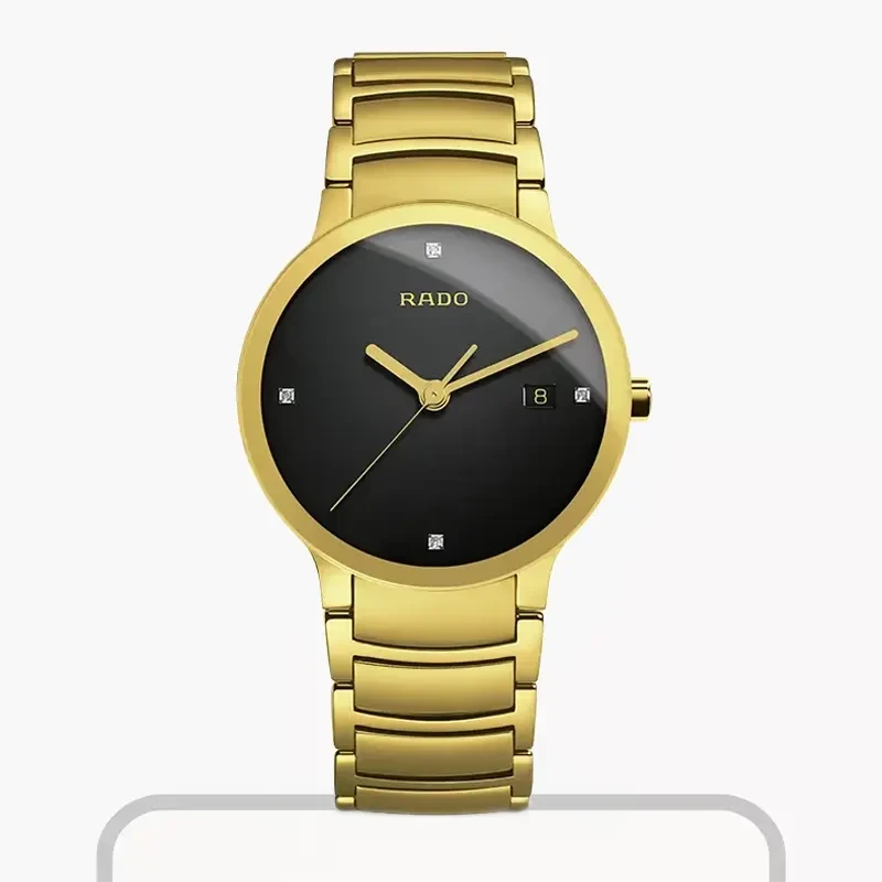 Rado Centrix Yellow Gold-tone Men's Watch- R30527713